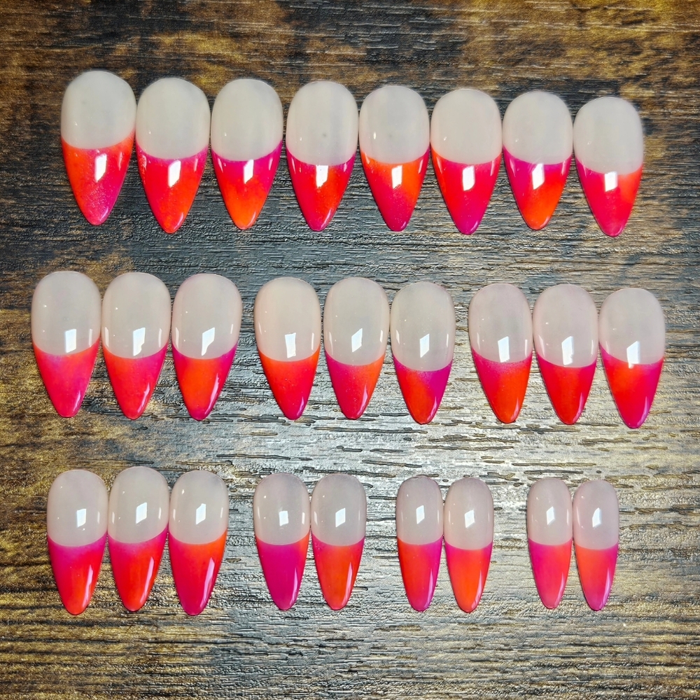 Custom Handcrafted Press On Set - Medium Almond - NWOT